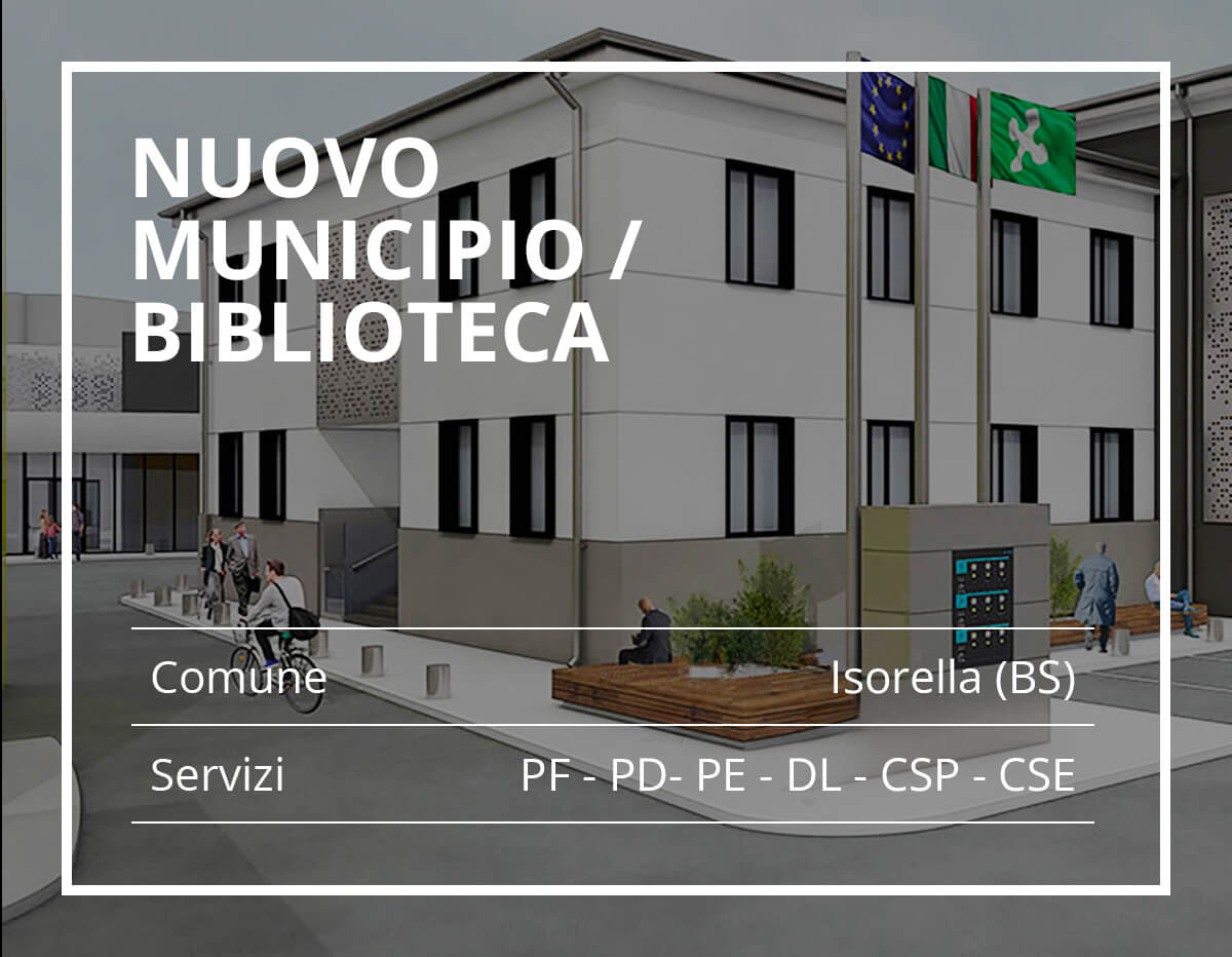 Nuovo municipio/biblioteca - Isorella